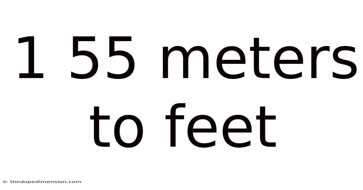 1 55 Meters To Feet