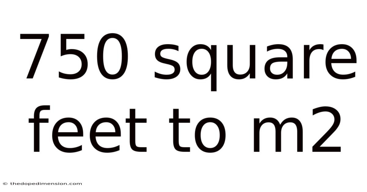 750 Square Feet To M2
