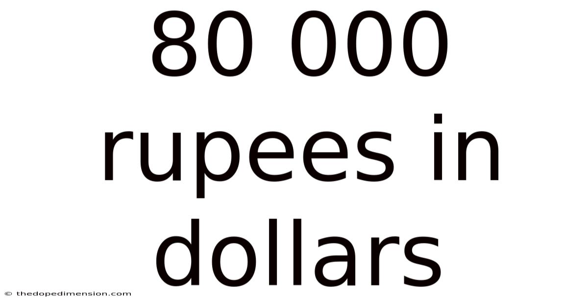 80 000 Rupees In Dollars