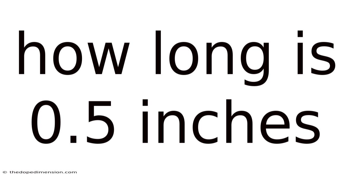 How Long Is 0.5 Inches