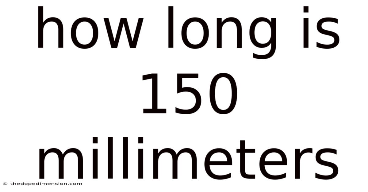 How Long Is 150 Millimeters