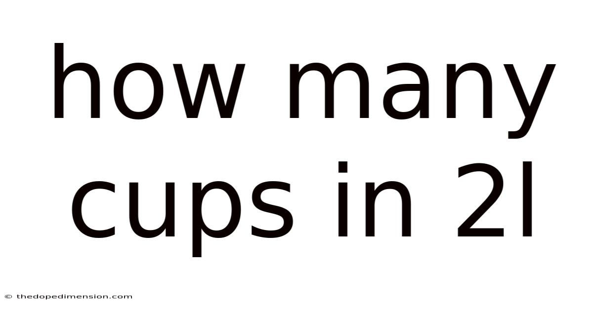 How Many Cups In 2l