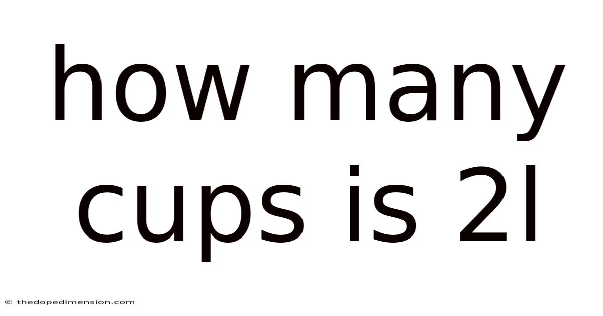 How Many Cups Is 2l
