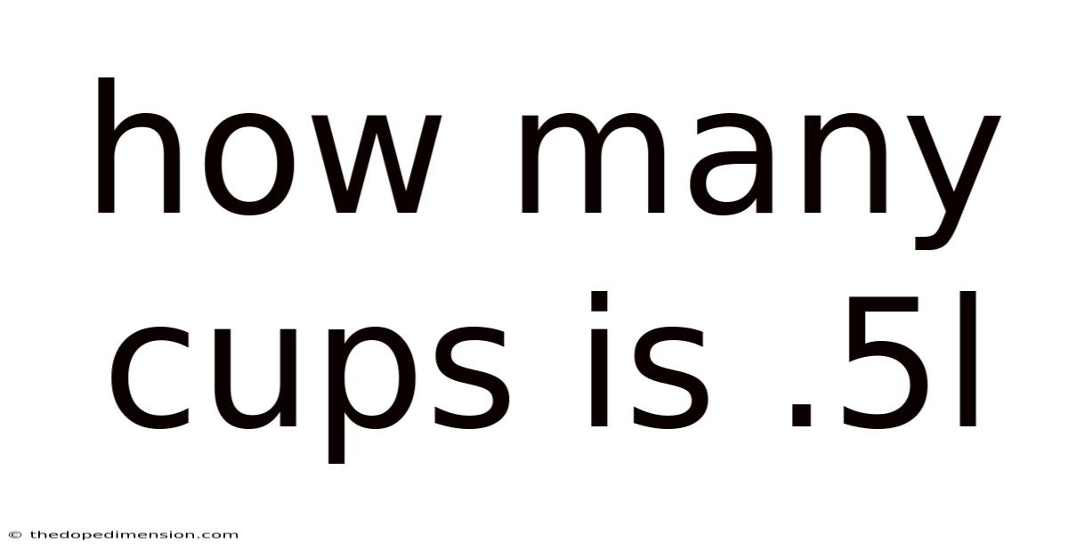 How Many Cups Is .5l