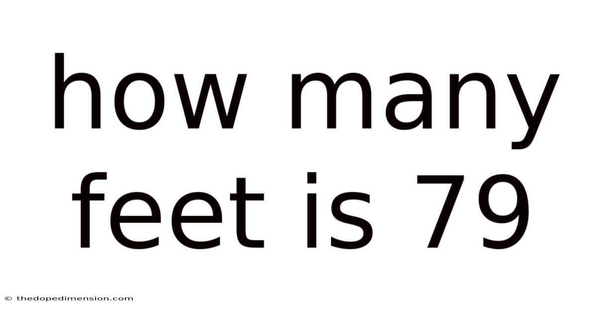 How Many Feet Is 79