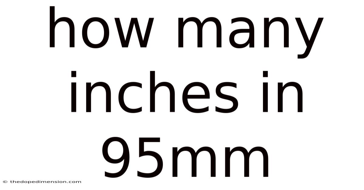 How Many Inches In 95mm
