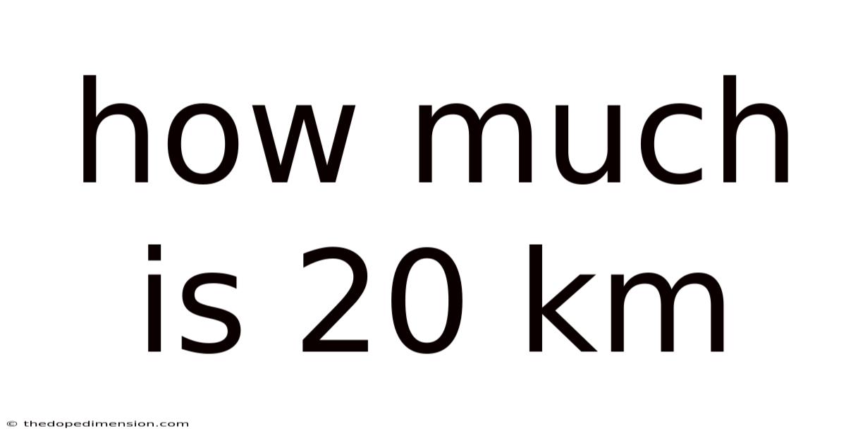 How Much Is 20 Km