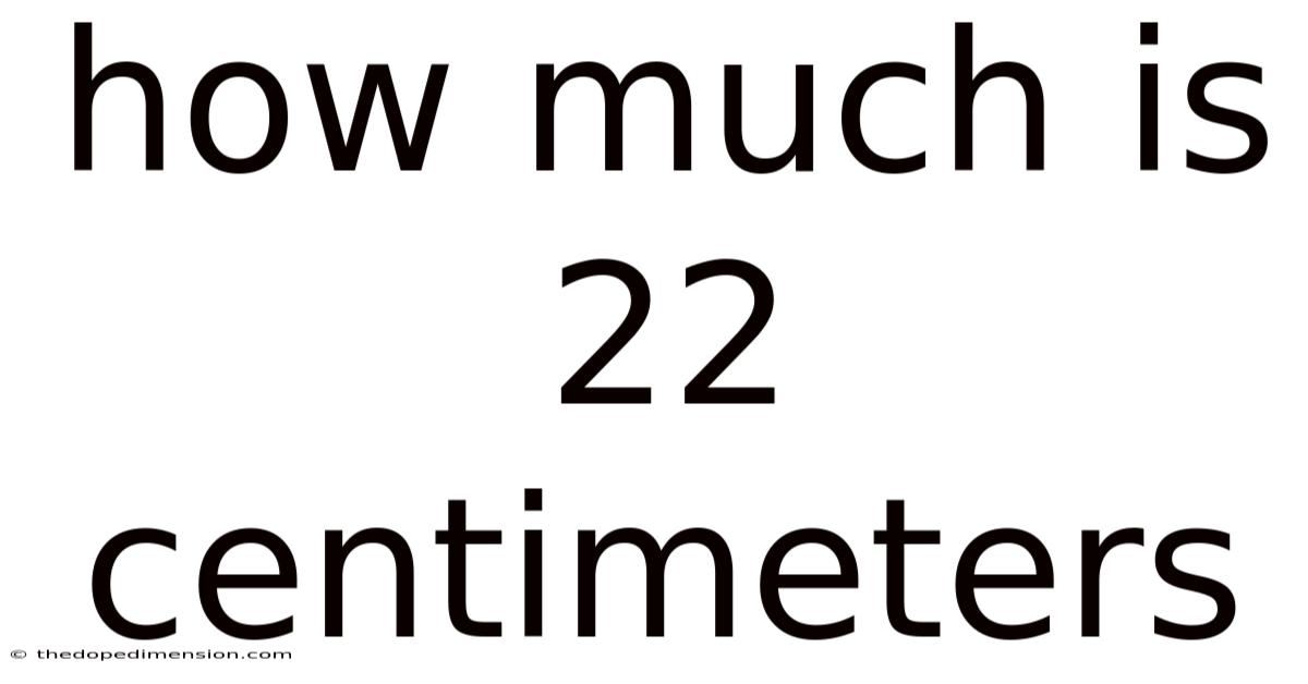 How Much Is 22 Centimeters