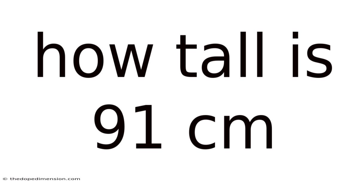 How Tall Is 91 Cm