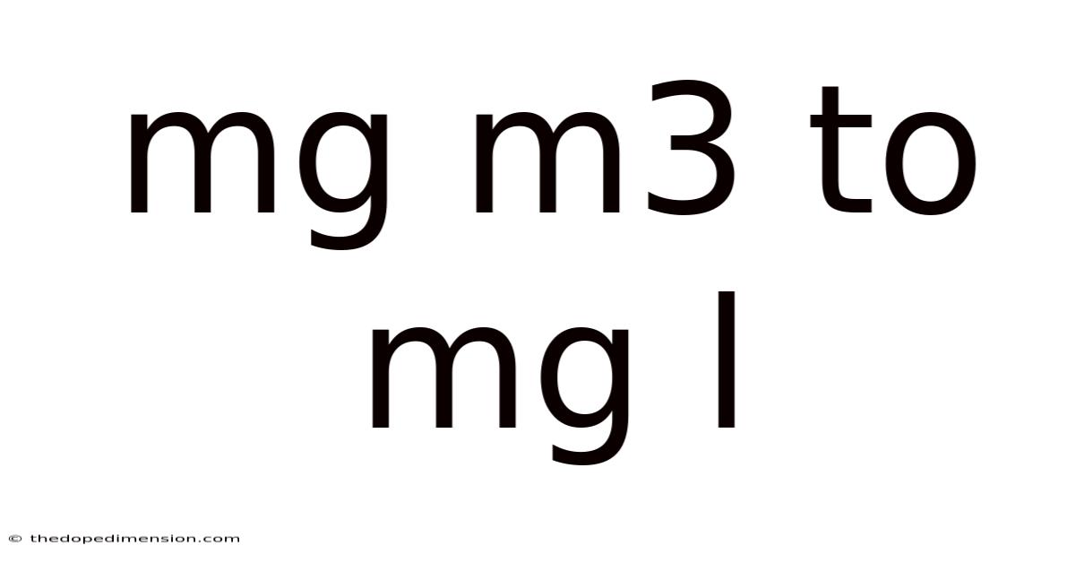 Mg M3 To Mg L